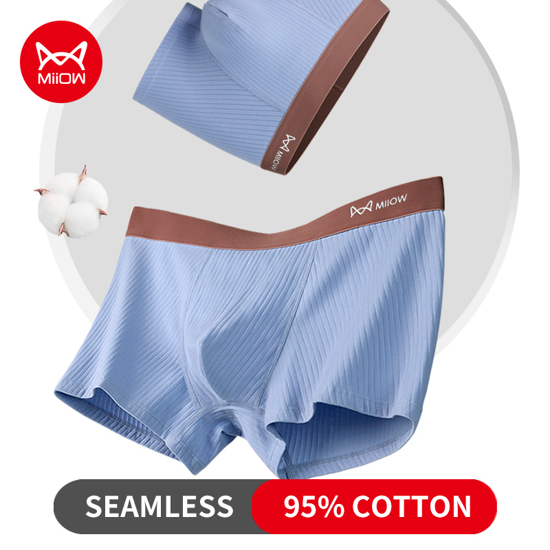 Boxer Brief Pack Cotton - MiiOW Set di 3 Boxer da
