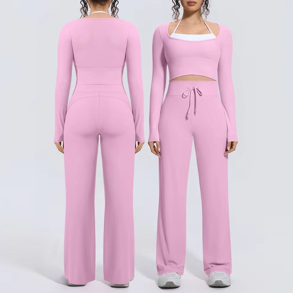Compression Long Pant - Completo Yoga da Donna 2 Pezzi: